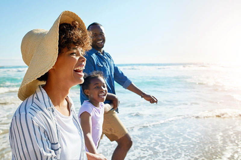 family on vacation